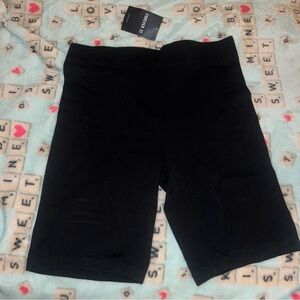 Forever 21 Black Biker Shorts